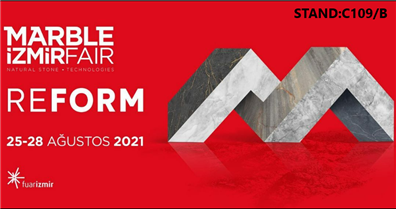 2021 Yılında Katıldığımız Mermer Fuarı Marble İzmir.