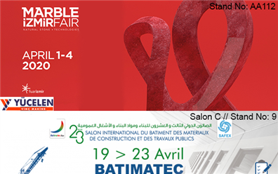 2020 İzmir Mermer Fuarı ve Batimatec Fuarı
